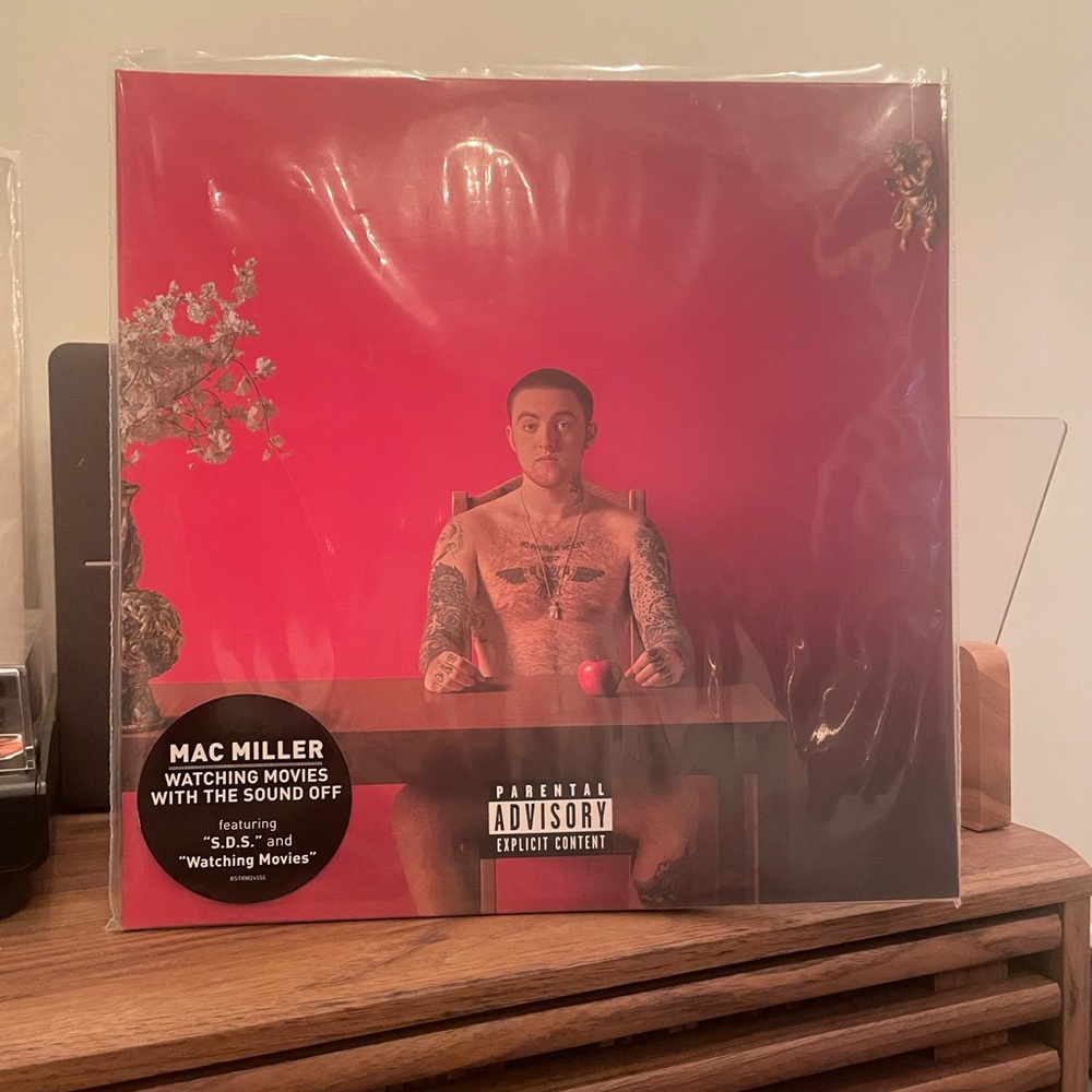 MAC MILLER WATCHING MOVIES WITH THE SOUND OFF STANDARD BLACK DOUBLE LP
